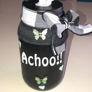 HANDCRAFTED MASON JAR TISSUE DISPENSER